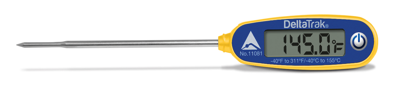 FlashCheck® Jumbo Display Auto-Cal Reduced Tip Probe Thermometer