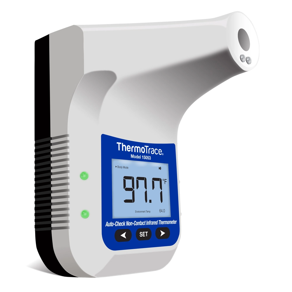 Termómetro de frente infrarrojo sin contacto ThermoTrace Auto-Check Pro