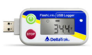 Registrador de datos reutilizable FlashLink® USB, sensor interno de temperatura y humedad,
