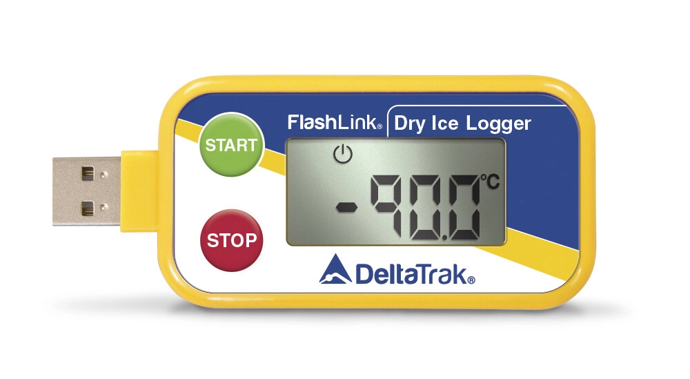 FlashLink® Dry Ice -90°C USB PDF In-Transit Logger